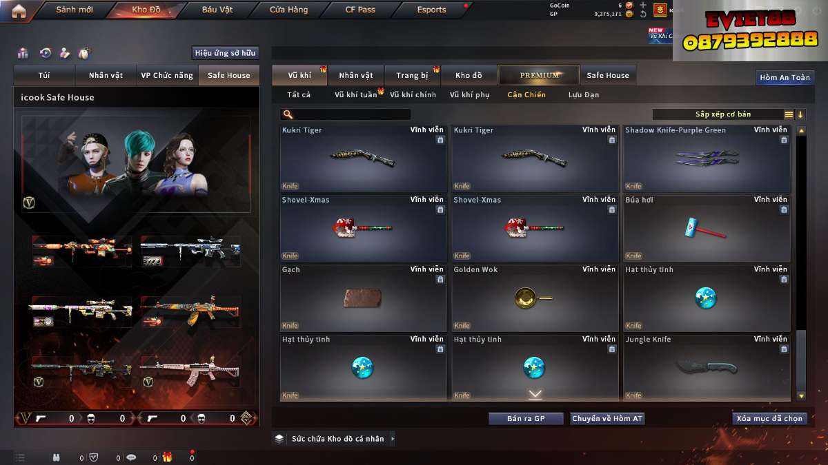 shop acc cf uy tin gia re